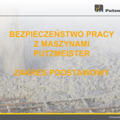 Bezpieczeństwo pracy z maszynami Putzmeister 01