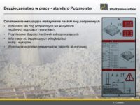 Bezpieczeństwo pracy z maszynami Putzmeister 08